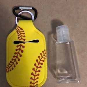 Hand sanitizer keychain